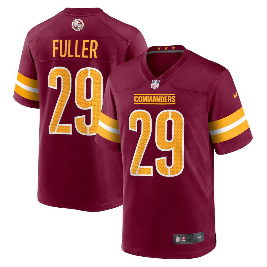 Men Washington Commanders #29 Kendall Fuller Nike Burgundy Game NFL Jersey->washington redskins->NFL Jersey